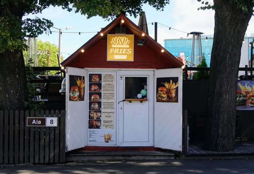 Fries kiosk